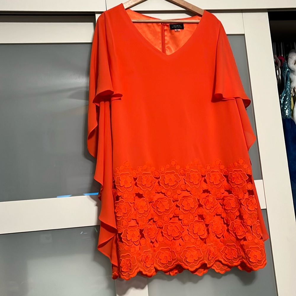 Tahari Arthur S.Levine embroidery tunic dress sz 10